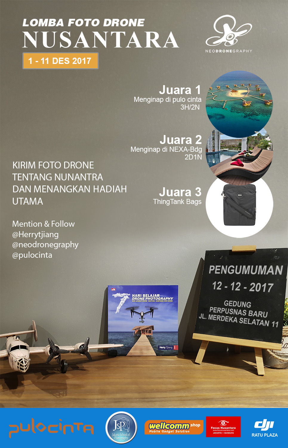 Lomba foto drone Nusantara