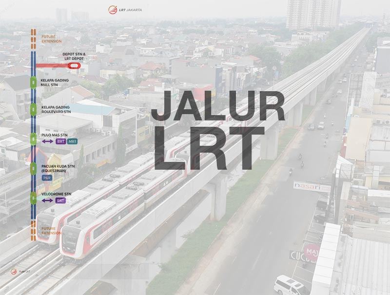 LRT Kelapa Gading  Velodrome JSP Jakarta School of 