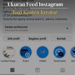 Ukuran Feed Instagram Bagi Konten Kreator