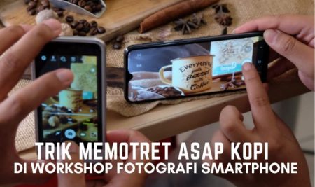Trik Memotret Asap Kopi di Workshop Fotografi Smartphone